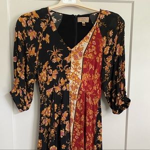Kachel x Anthropologie multicolored midi dress